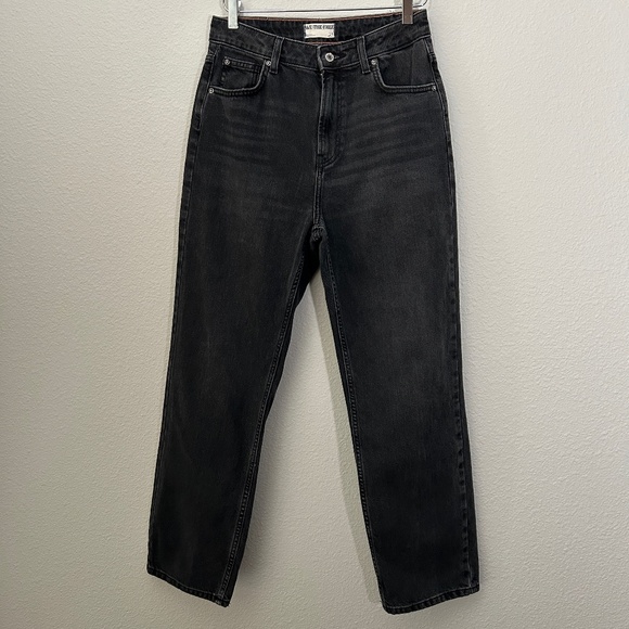 We The Free size 29 The Pacifica high rise slim straight leg jeans charcoal - Picture 1 of 12
